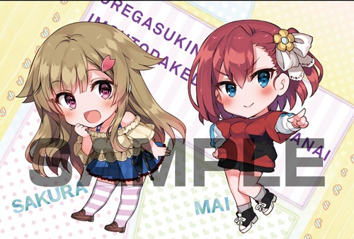 コラボメニューを注文するともらえるポストカード。