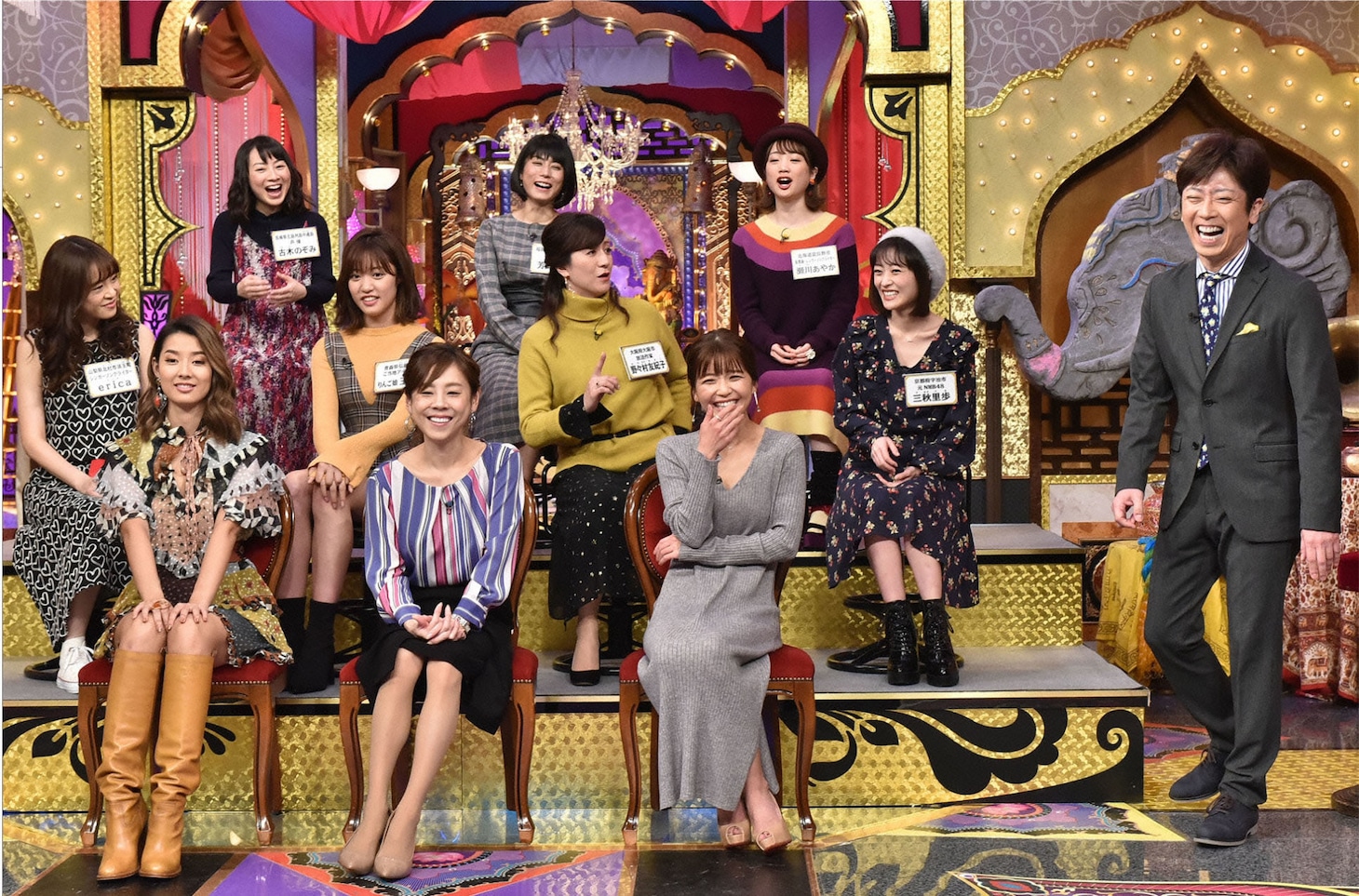 「今夜くらべてみました」収録の様子。