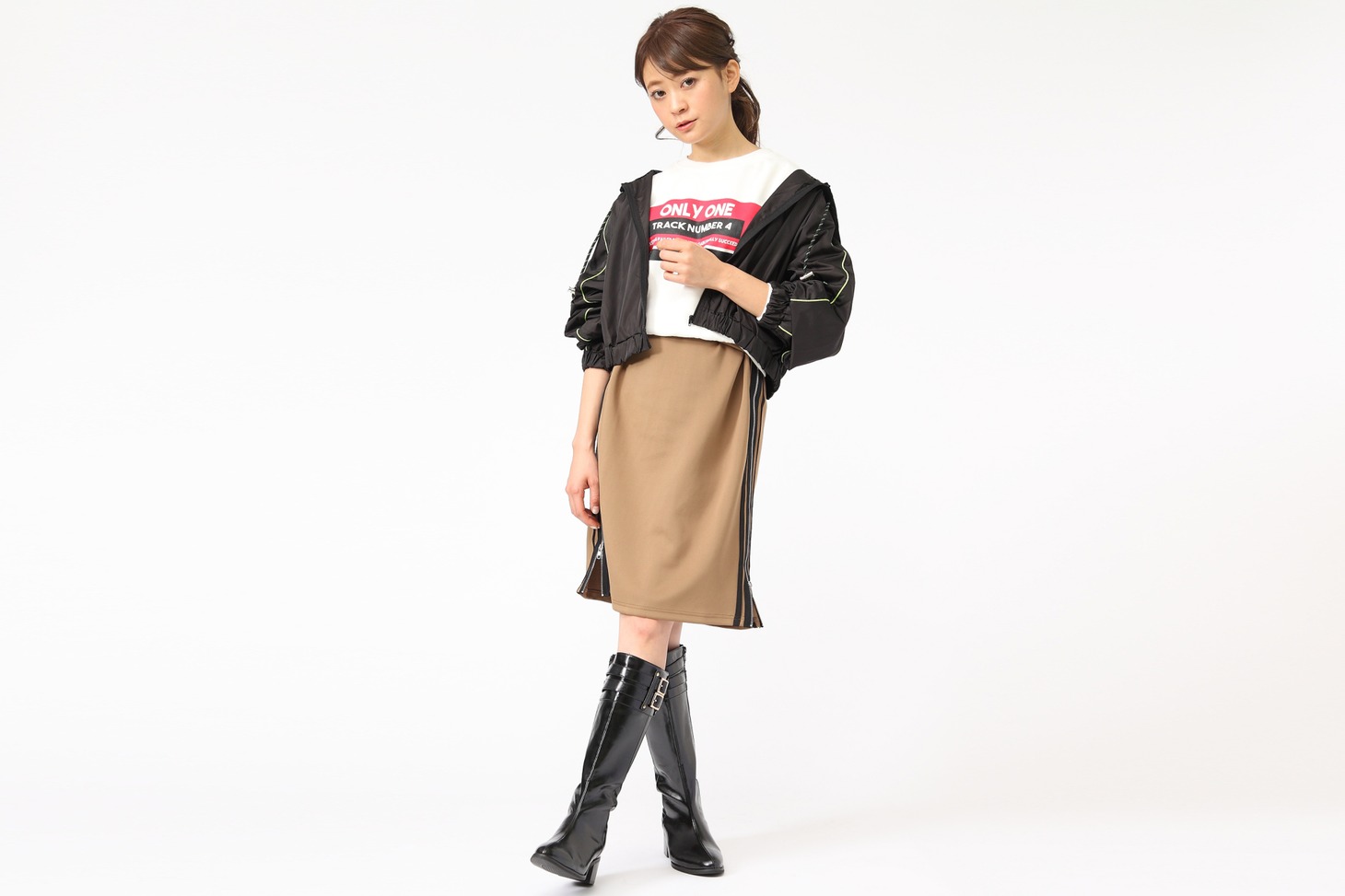 にっかり青江モデルの着用例。