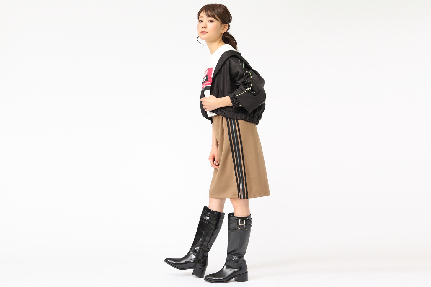 にっかり青江モデルの着用例。