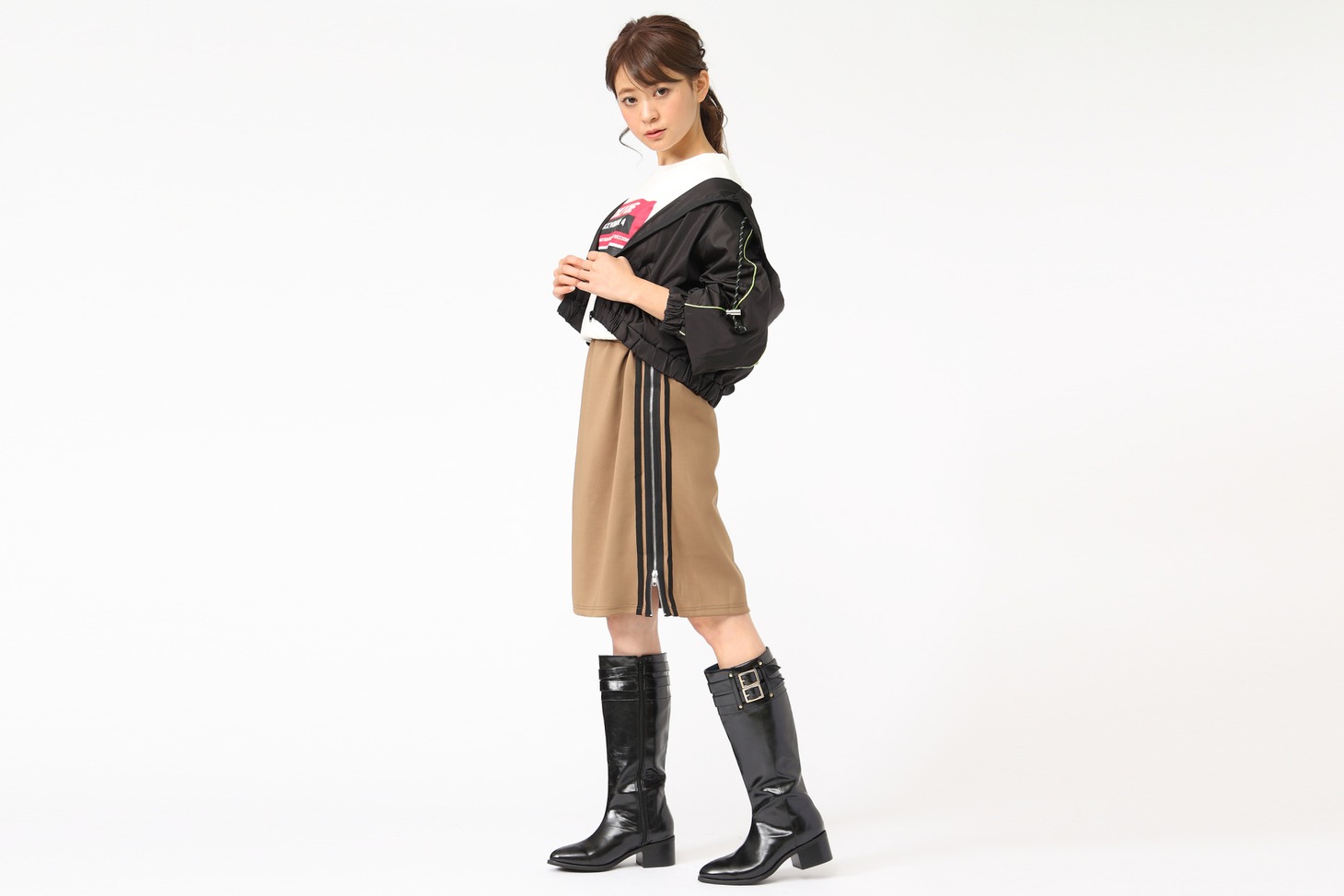にっかり青江モデルの着用例。