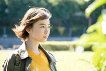 柴田杏花扮する秋葉いつき。(c)桂正和／集英社・スカパー！