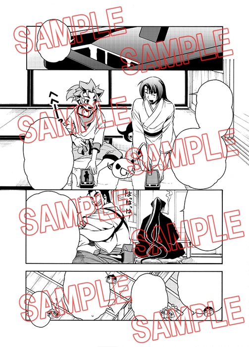 「PEACE MAKER 鐵 ～友命～」1週目入場者特典のサンプル。