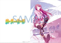 「続・終物語」ジャケットイラストA4クリアファイルのイメージ。