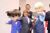 左から江戸川コナン、古谷徹、安室透。