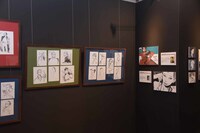 「オノ・ナツメ 1日1キャラクター展」の様子。