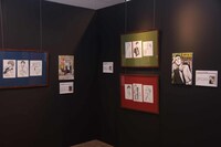 「オノ・ナツメ 1日1キャラクター展」の様子。