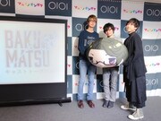 左から桂小五郎役の江口拓也、斎藤一役の多田啓太、晴明役の中島ヨシキ。