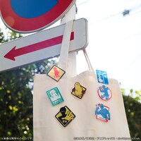 コレクションアクリルバッジの使用例。