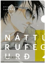 入江亜季「北北西に曇と往け」の特製クリアファイル（オモテ）。