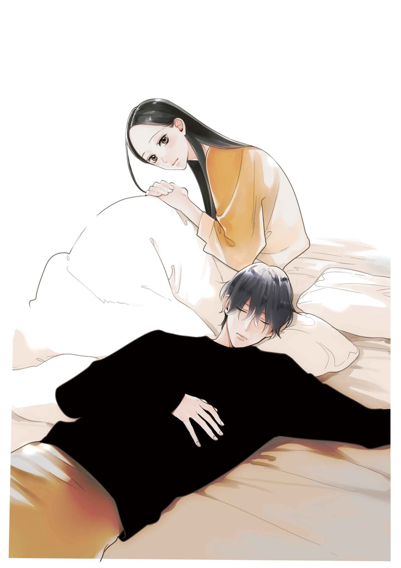 「私の正しいお兄ちゃん」扉ページのイラスト。