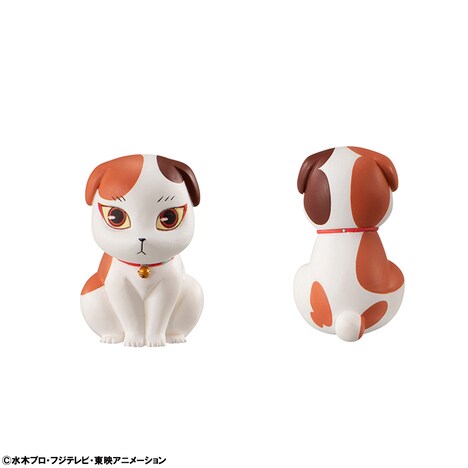 セットに付属する、すねこすりのミニフィギュア。