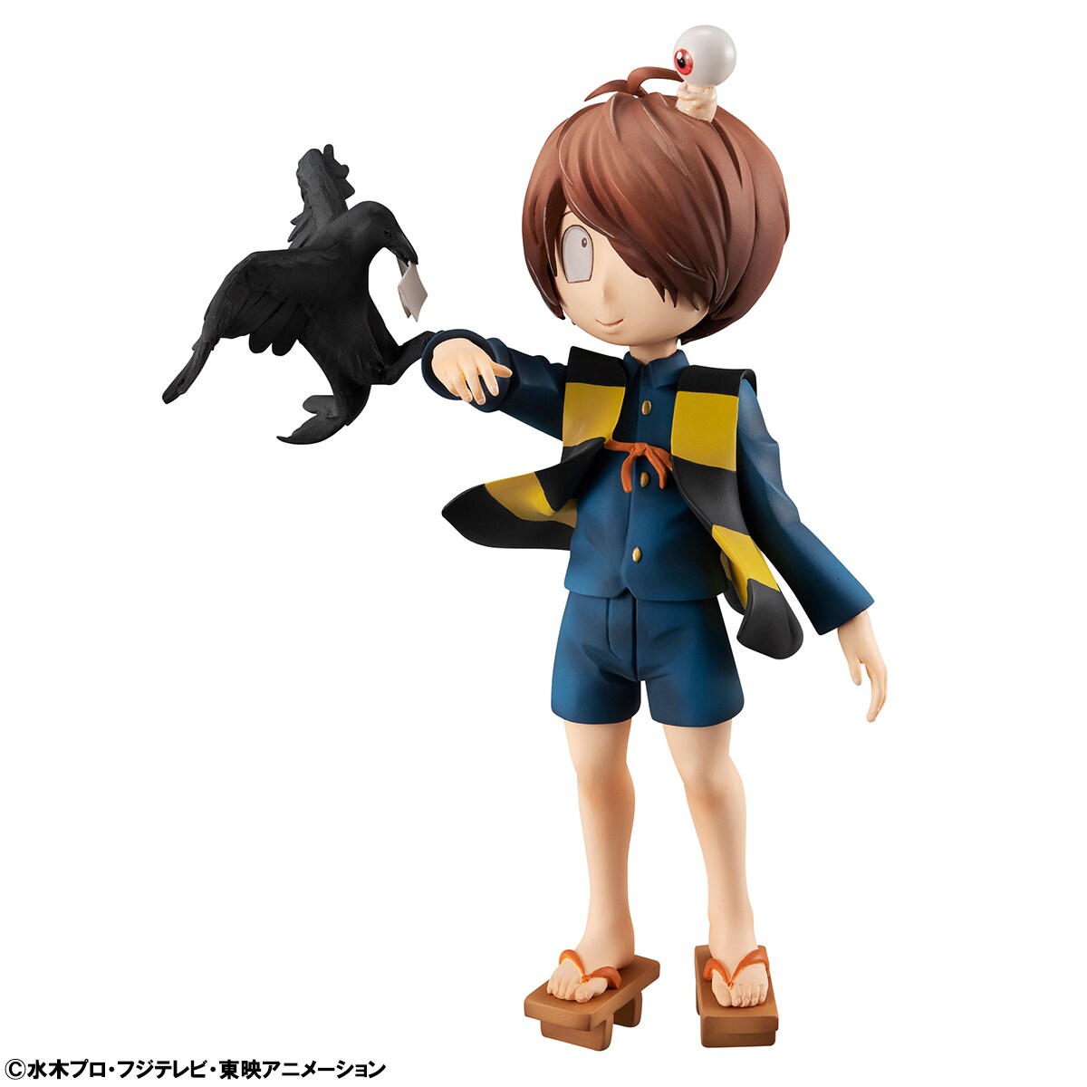 ゲゲゲの鬼太郎 フィギュア ねこ娘 GEM 特典妖怪すねこすり付き 鬼太郎＆ねこ娘がフィギュア化、セット購入で妖怪すねこすりが付属