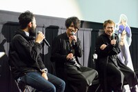 左から森山洋監督、細谷佳正、安元洋貴。