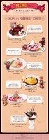 フード＆デザートメニュー一覧。(c)AidaIro/SQUARE ENIX