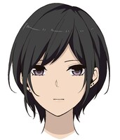 水沢叶衣（みずさわかなえ）。クールで物怖じせず、言いたいことを言う性格。