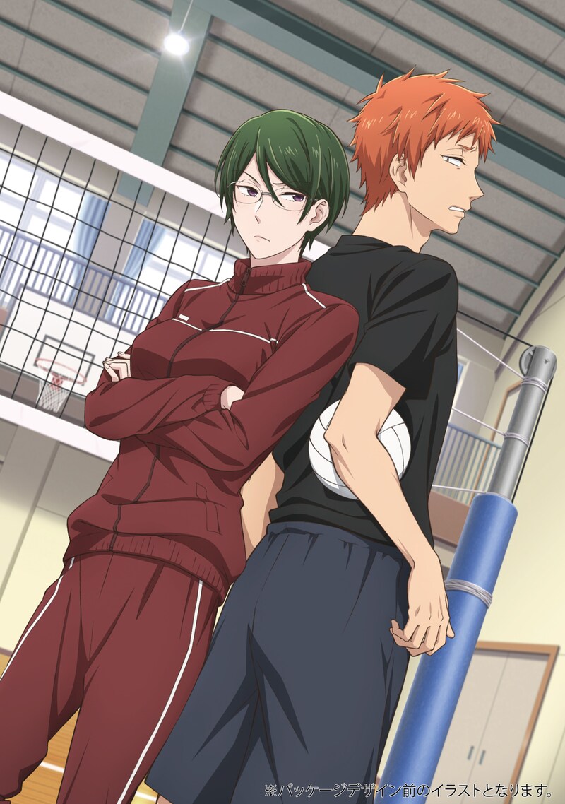 「ヲタクに恋は難しい」7巻の特装版に付属するOADのパッケージイラスト。