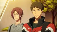 「Free!-Dive to the Future-」第11話より、山崎宗介（右）。