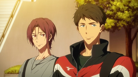 「Free!-Dive to the Future-」第11話より、山崎宗介（右）。