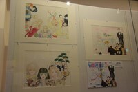 「有閑倶楽部」の展示コーナーより。