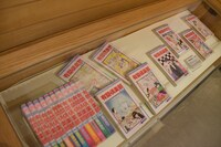 「有閑倶楽部」の展示コーナーより。