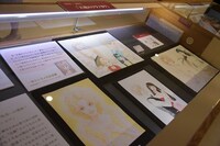 「天使のツラノカワ」の展示コーナーより。