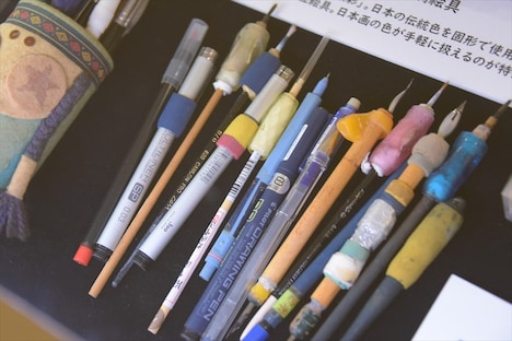 「一条先生のお仕事机」のコーナーより。