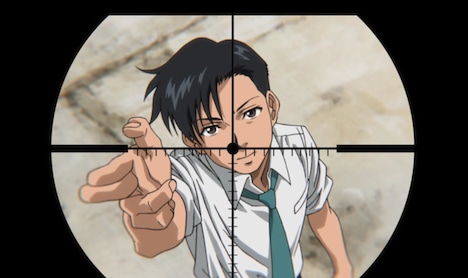 「ブラック・ラグーン」11巻のテレビCMより。