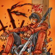 「ドリフターズ」新刊発売にあわせ、八王子で複製原画の展示・販売イベント