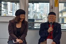 左から島崎譲、松本零士。