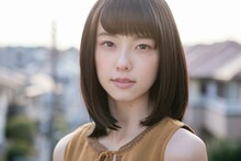 加藤小夏扮する麻生藍子。(c)桂正和／集英社・スカパー！