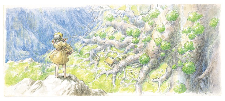 アニメージュ文庫版に未収録だった原画。