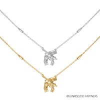 K18ホワイトゴールドとK18ホワイトゴールド。