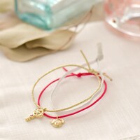 「静電気防止ブレスレット（星の鍵とケロちゃん）」