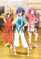 アニメイトの全巻購入特典。・描き下ろしB2タぺストリーの絵柄。