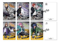 コラボフード・スイーツを1品注文するごとに、ランダムで1枚もらえるポストカード。