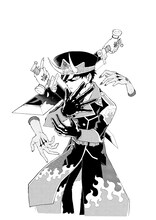 「獄丁ヒグマ」のカット。(c)帆上夏希/集英社