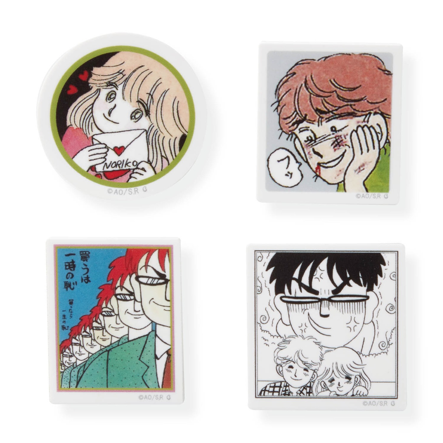 「アクリル製バッジ4個セット」