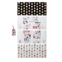 「ブックカバー4枚＋ダイカットしおりセット」