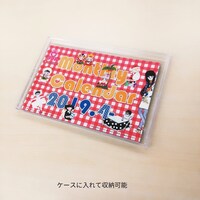 「2019年4月はじまり 卓上シールカレンダー」