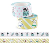 「アイロンで布にも貼り付け可能！布テープ2個セット」