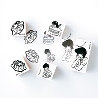 「ケースつきスタンプセット」