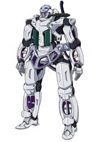 ソレイユ王国の近接戦型テウルギア“スクワイア”。前衛にてガルドのサポートを行い、近距離から中距離での戦闘で力を発揮する。