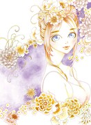 西炯子によるイラスト。