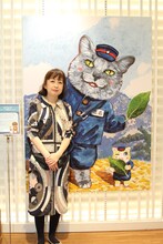 「夜廻り猫展 ～深谷かほる作品展2～」より。