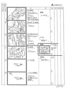 「映画『銀河鉄道999』絵コンテ帳」中面