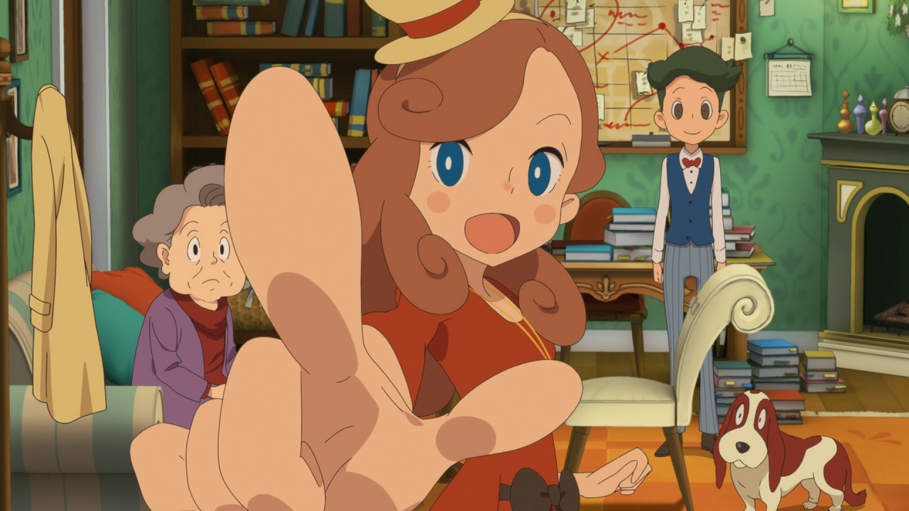 アニメ「レイトン ミステリー探偵社 ～カトリーのナゾトキファイル～」より。