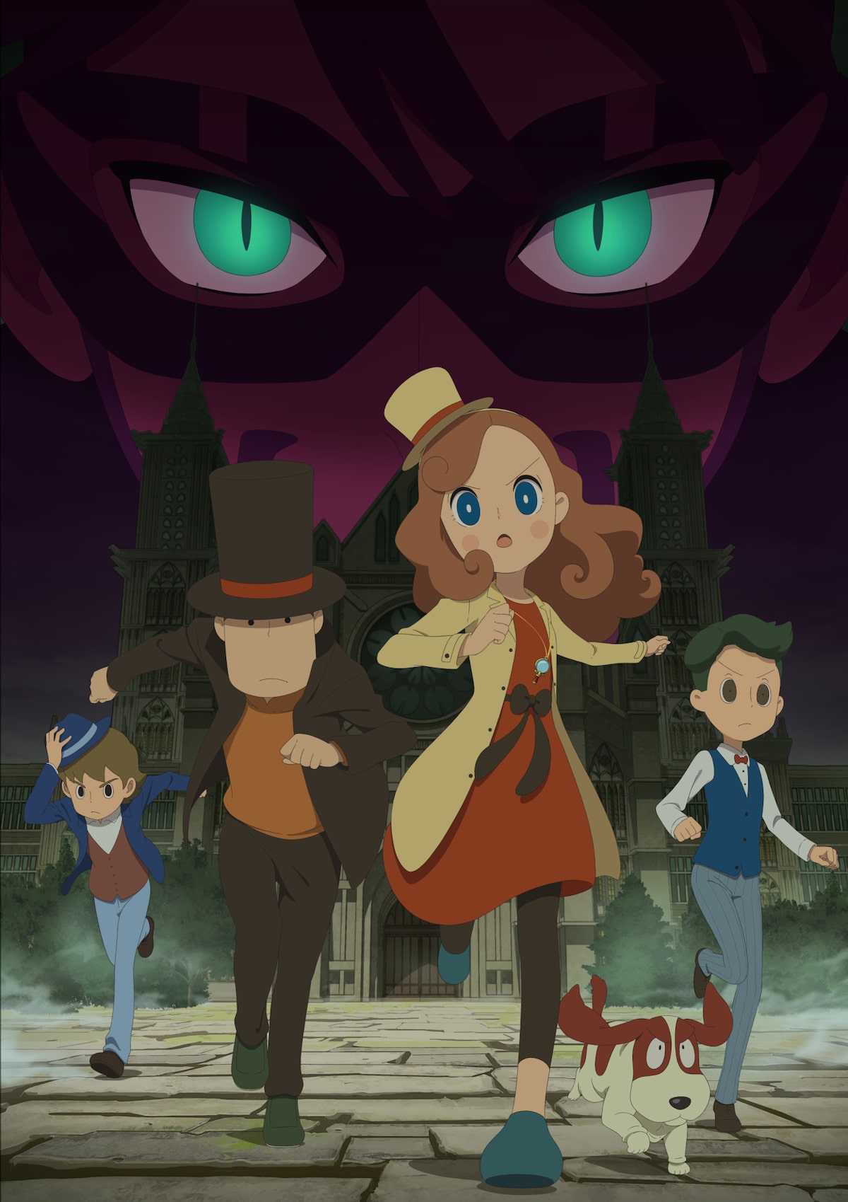 アニメ レイトン 新ビジュアル公開 伝説の天才探偵ルーファス役に津田健次郎 動画あり コミックナタリー