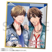 ぽちゅーん盤に付属するキャラクターミニ色紙。