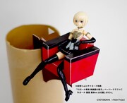 ムビチケカードの数量限定特典として付属する「フレームアームズ・ガール専用 映画館の椅子」のイメージ。
